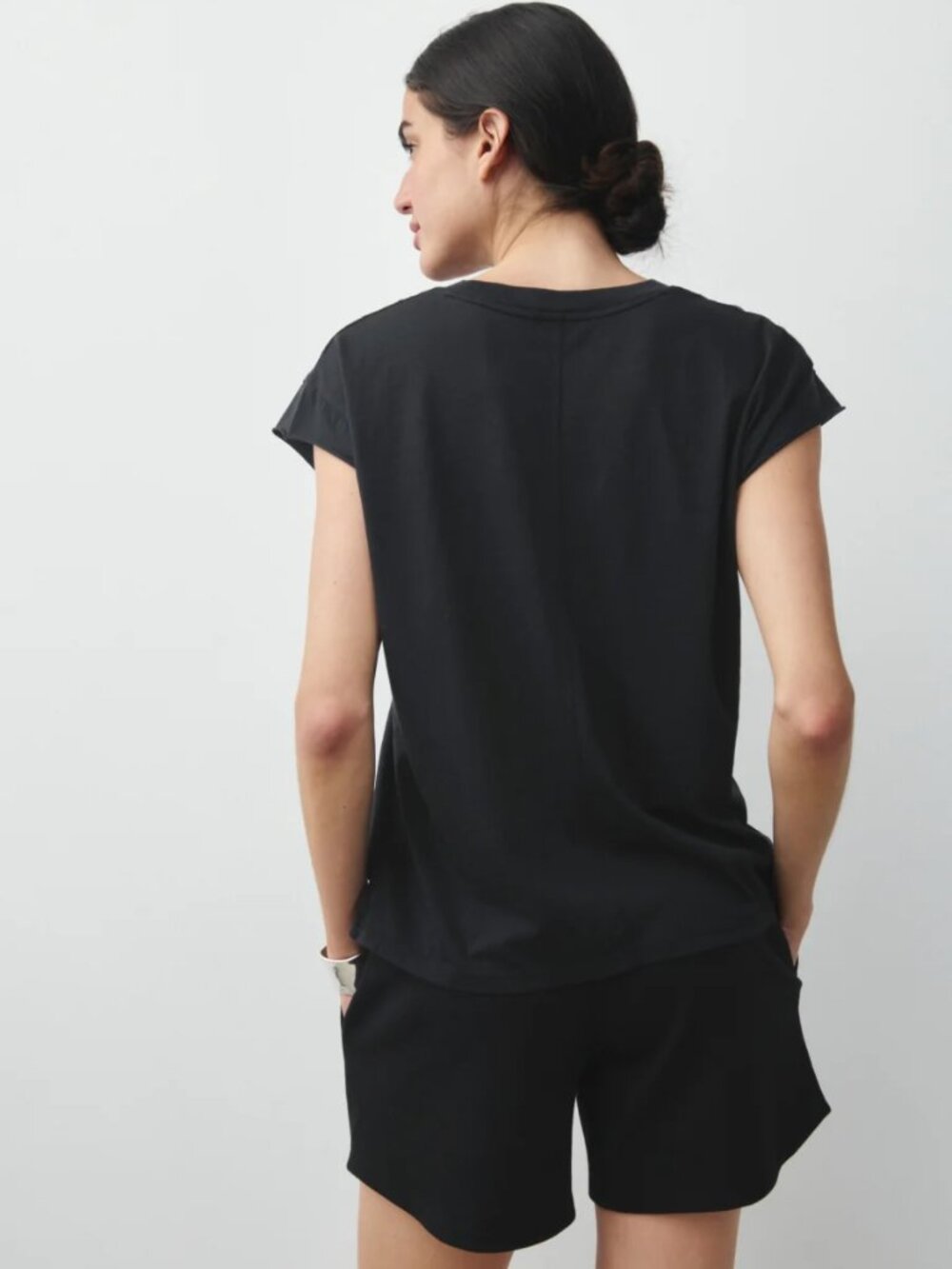 AYR The Supercool Tee Spa Knit Black Size M